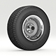 VINTAGE WHEEL AND TIRE 8 - 3DOcean Item for Sale