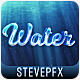 Water Logo Reveal and Glass Text - VideoHive Item for Sale