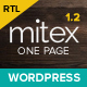 Mitex - One Page WordPress Theme - ThemeForest Item for Sale