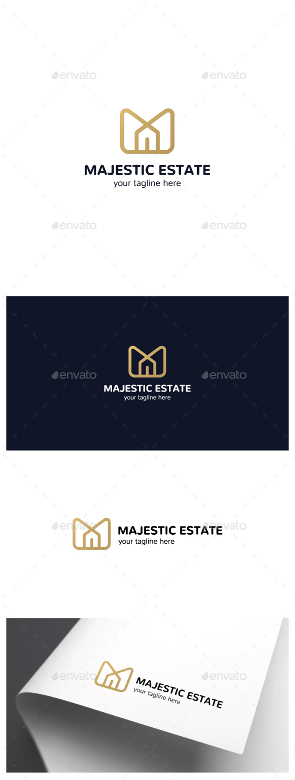 Real Estate - Letter M Logo
