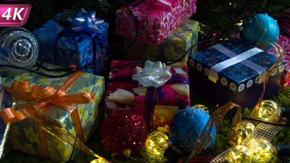 Glittering Holiday Decorations And Gifts