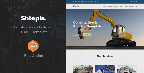 Shtepia - Construction & Building HTML5 Template