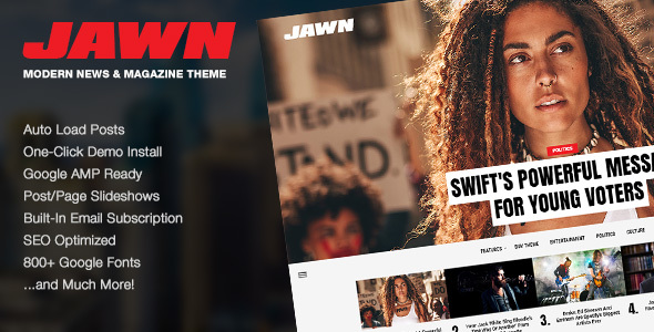 Upgrade Your Website with Jawn – An Innovative and Stylish WordPress News & Magazine Theme