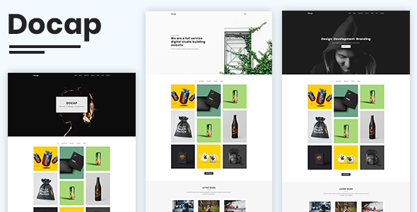 Docap - Minimal Portfolio Template