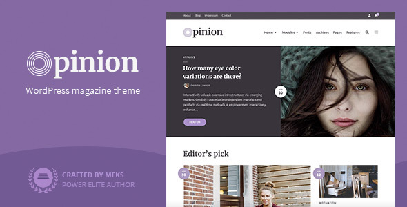 Opinion – Magazine WordPress Theme