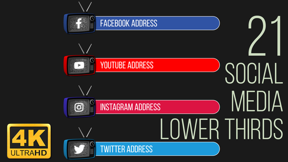 TV Social Media Lower Thirds (After FX)