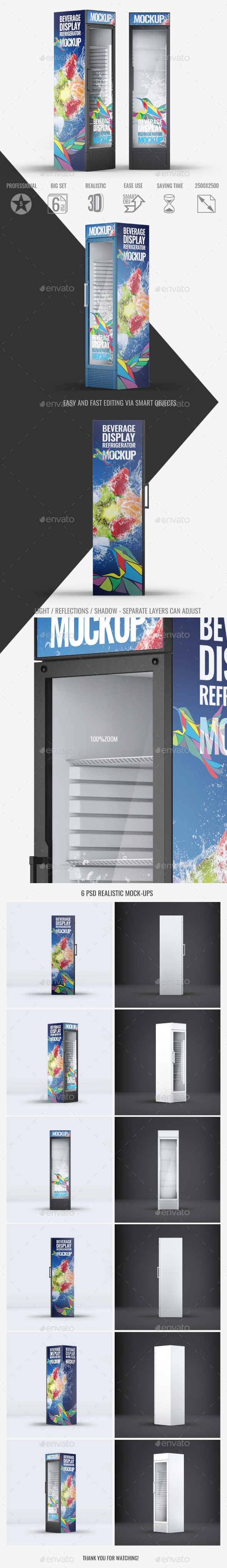 Download Fridge Mockup Graphics Designs Templates From Graphicriver