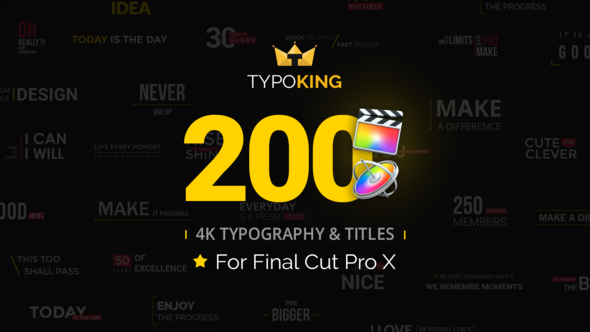 TypoKing - Animated Titles for Final Cut Pro X alt