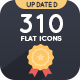 Pixity - 310 Flat Icons - GraphicRiver Item for Sale