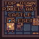 Top-Down Pixel Art Castle Tileset - GraphicRiver Item for Sale