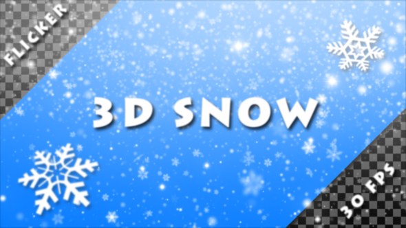 Flicker 3D Snow (Alpha Pack) alt