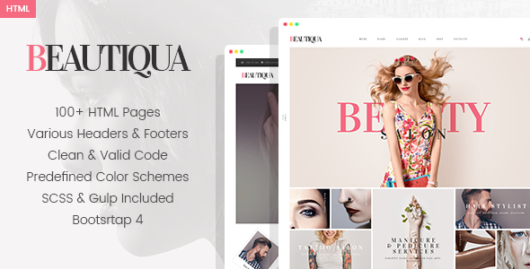 Beautiqua - Beauty Salon HTML Template