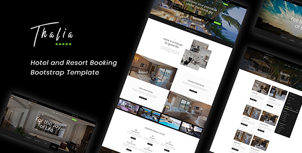 Thalia – Hotel and Resort Booking  Bootstrap Template