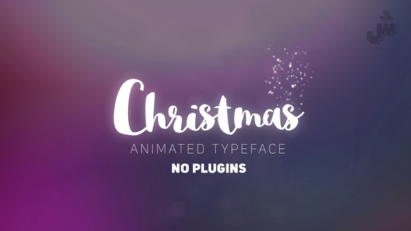 Christmas- Animated Typeface