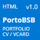 PortoBSB - Portfolio / vCard / Resume / CV Template / Blog - ThemeForest Item for Sale