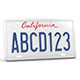 CAR LICENSE PLATE - 3DOcean Item for Sale