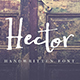 Hector Handwritten Font - GraphicRiver Item for Sale
