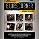 Blues Corner Flyer / Poster - GraphicRiver Item for Sale