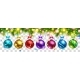 Christmas Colored Balls and Light Effect Isolated - GraphicRiver Item for Sale