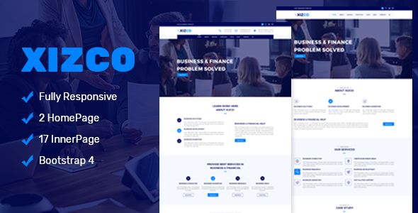 Xizco Multipurpose Business & Finance Template