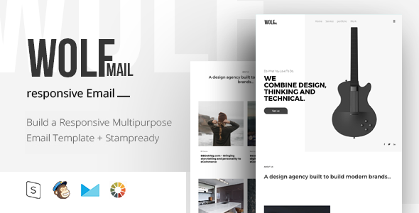 Wolf Mail - Responsive Email + StampReady Builder