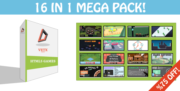 16 Games In 1 Mega Pack!