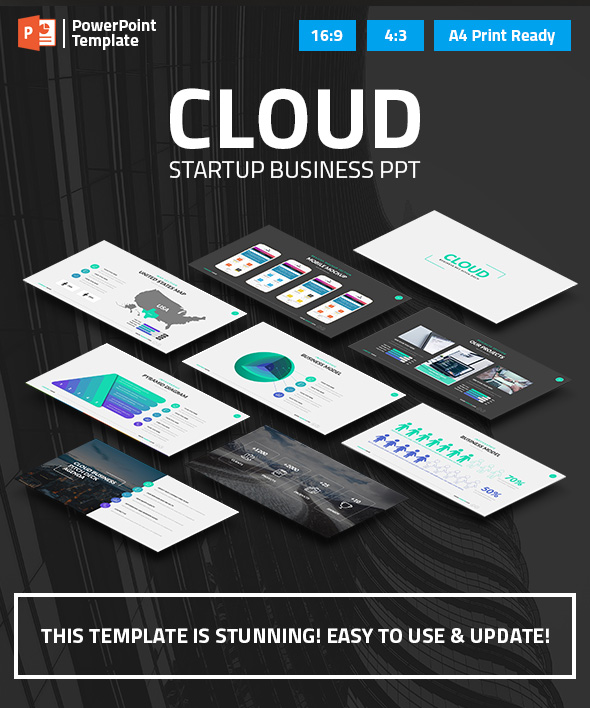 Cloud - Startup Business PPT Pitch Deck