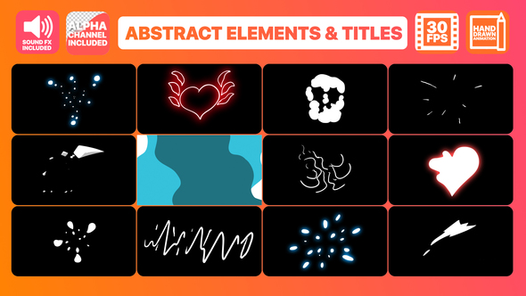 Flash FX Abstract Elements And Titles