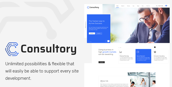Consultory | Multiuse Business, Finance, Industrial Template