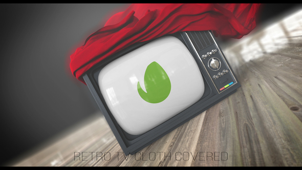Retro TV Cloth Covered alt