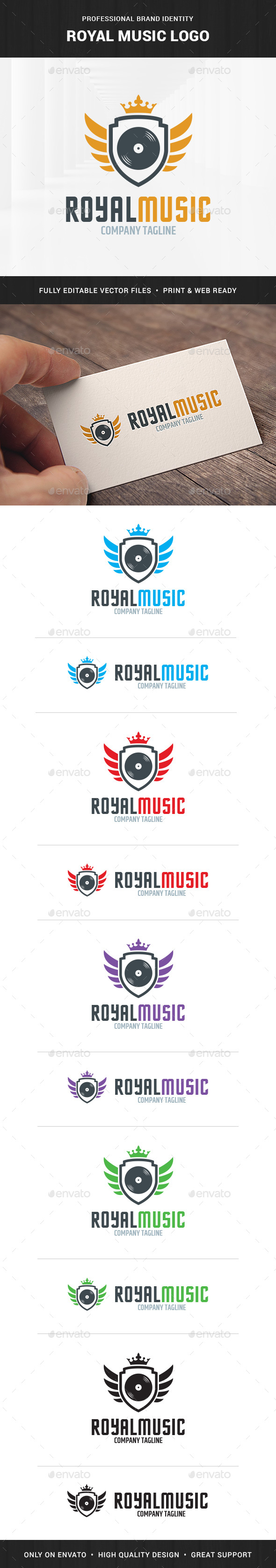 Royal Music Logo Template