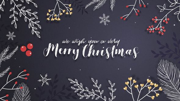 Christmas Greeting Card for Premiere Pro