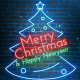 Quick Neon Christmas New Year Wish - VideoHive Item for Sale