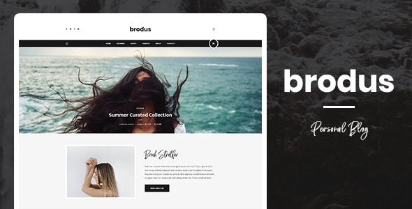 Brodus - Personal Blog PSD Template