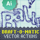 Draft-O-Matic Sketchbook - Vector Actions Pack - GraphicRiver Item for Sale