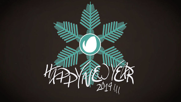 3in1 Liquid Christmas Holidays NewYear Card alt