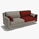 TRiple Sofa Double Colour Model - 3DOcean Item for Sale