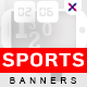 Sports Web Banner Set - GraphicRiver Item for Sale
