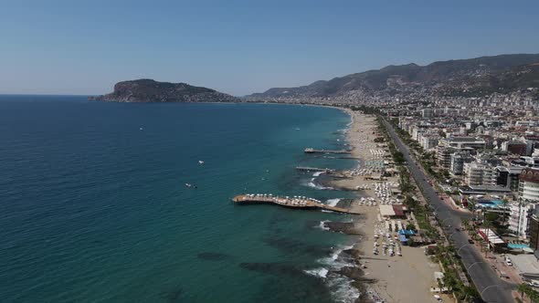 Resort City with a Wide Beach Alanya Turkey