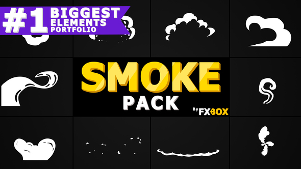2D FX SMOKE Elements | Motion Graphics Pack