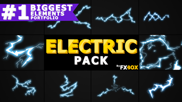 Flash FX ELECTRIC Elements | Motion Graphics Pack alt