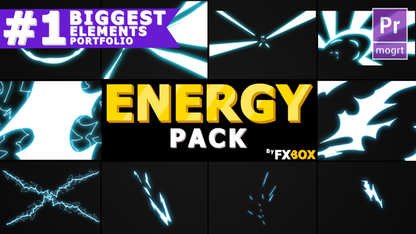 Flash FX Energy Elements | Premiere Pro MOGRT