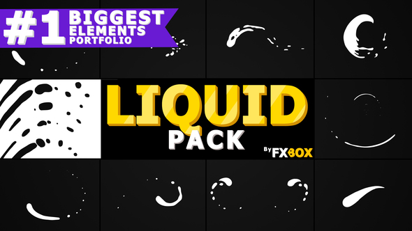 Liquid Motion Shapes And Transitions | Motion Graphics Pack alt