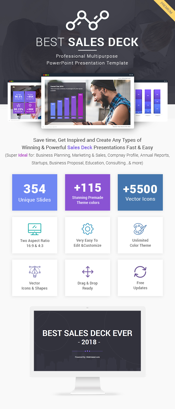 Best Sales Deck - PowerPoint Templates Generator System