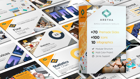 Aretha - Corporate Business bundle presentation