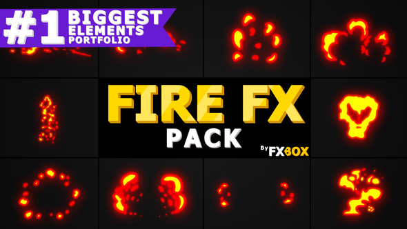 Fire Elements Pack | After Effects