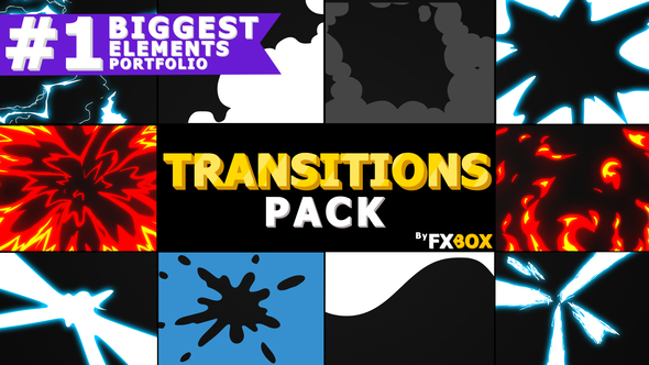 Flash FX Extreme Transitions | Motion Graphics Pack alt