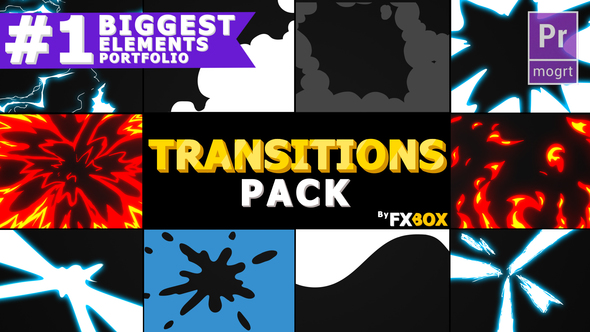 Flash FX Extreme Transitions | Premiere Pro MOGRT