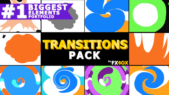 Funny Transitions | Motion Graphics Pack alt