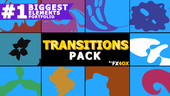 Liquid Motion Transitions | Motion Graphics Pack alt